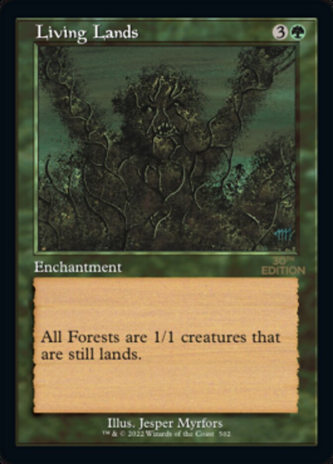 Living Lands (Retro) [30th Anniversary Edition] Magic: The Gathering