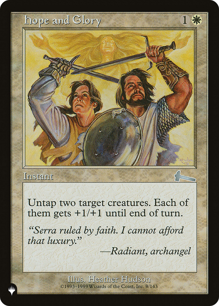Hope and Glory [The List] Magic: The Gathering