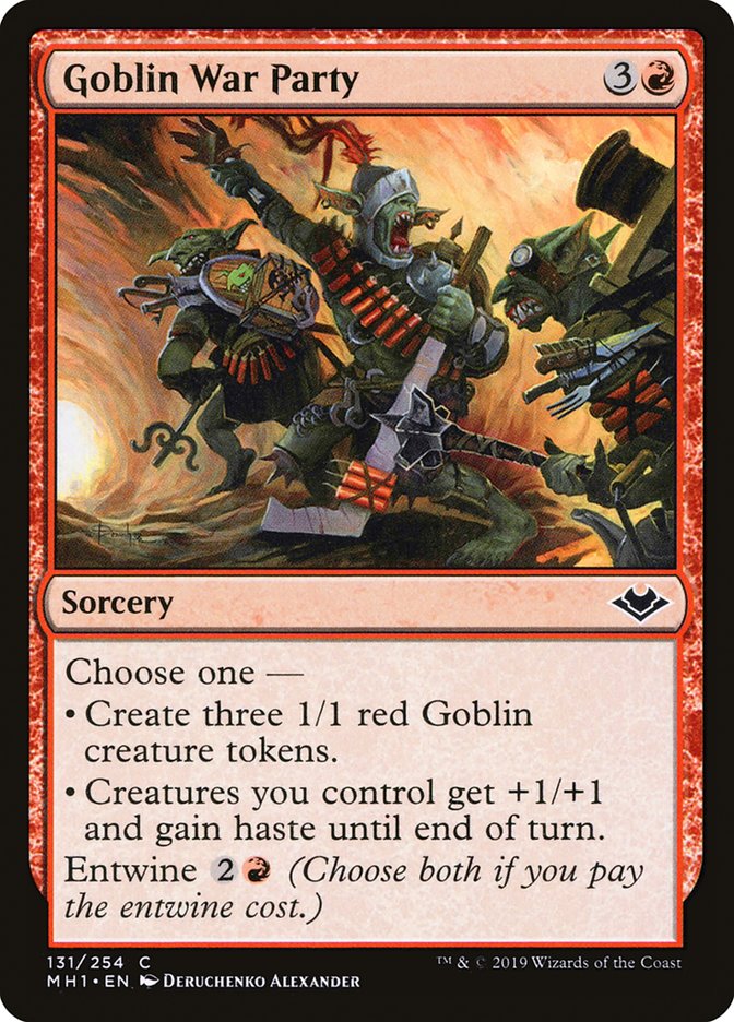 Goblin War Party [Modern Horizons] Magic: The Gathering