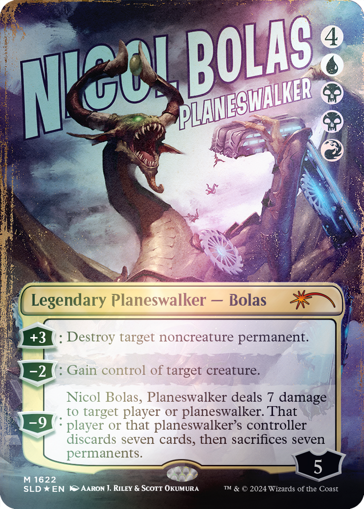 Nicol Bolas, Planeswalker (Rainbow Foil) [Secret Lair Drop Series] Magic: The Gathering