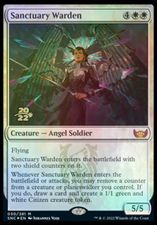 Sanctuary Warden [Streets of New Capenna Prerelease Promos] Magic: The Gathering