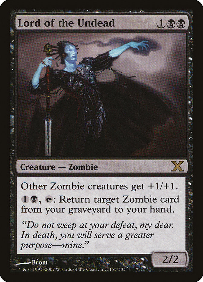 Lord of the Undead [Tenth Edition] Magic: The Gathering