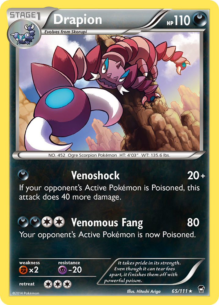 Drapion (65/111) [XY: Furious Fists] Pokémon