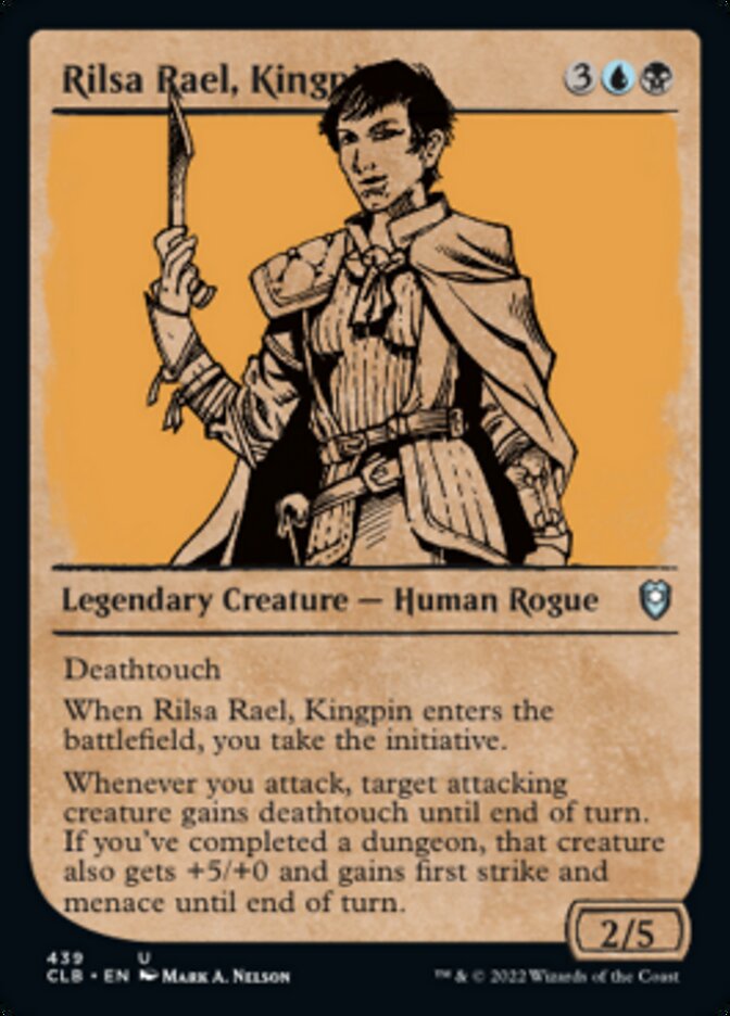 Rilsa Rael, Kingpin (Showcase) [Commander Legends: Battle for Baldur's Gate] Magic: The Gathering