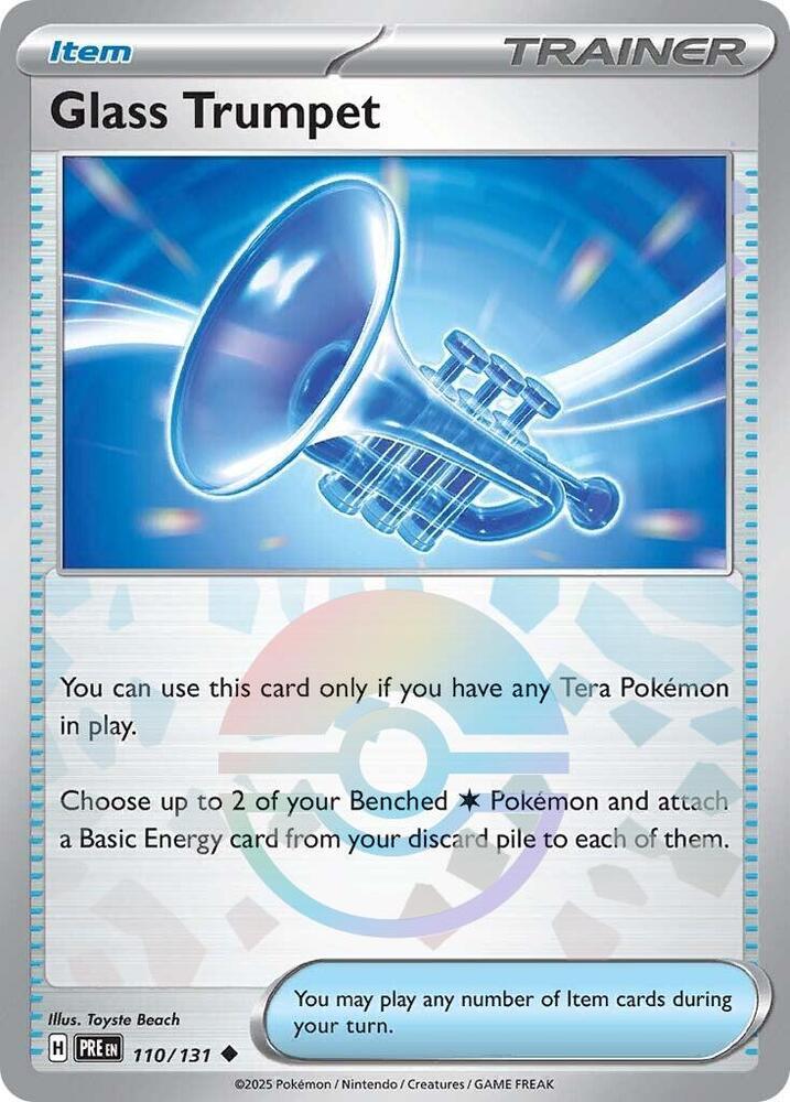 Glass Trumpet (110/131) (Poke Ball Pattern) [Scarlet & Violet: Prismatic Evolutions] Pokémon