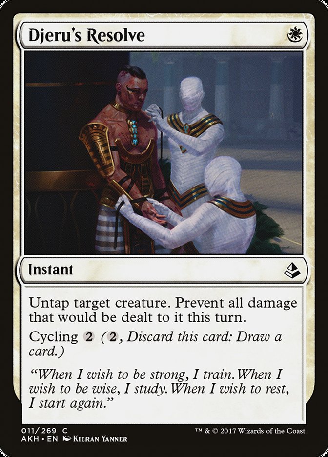Djeru's Resolve [Amonkhet] Magic: The Gathering