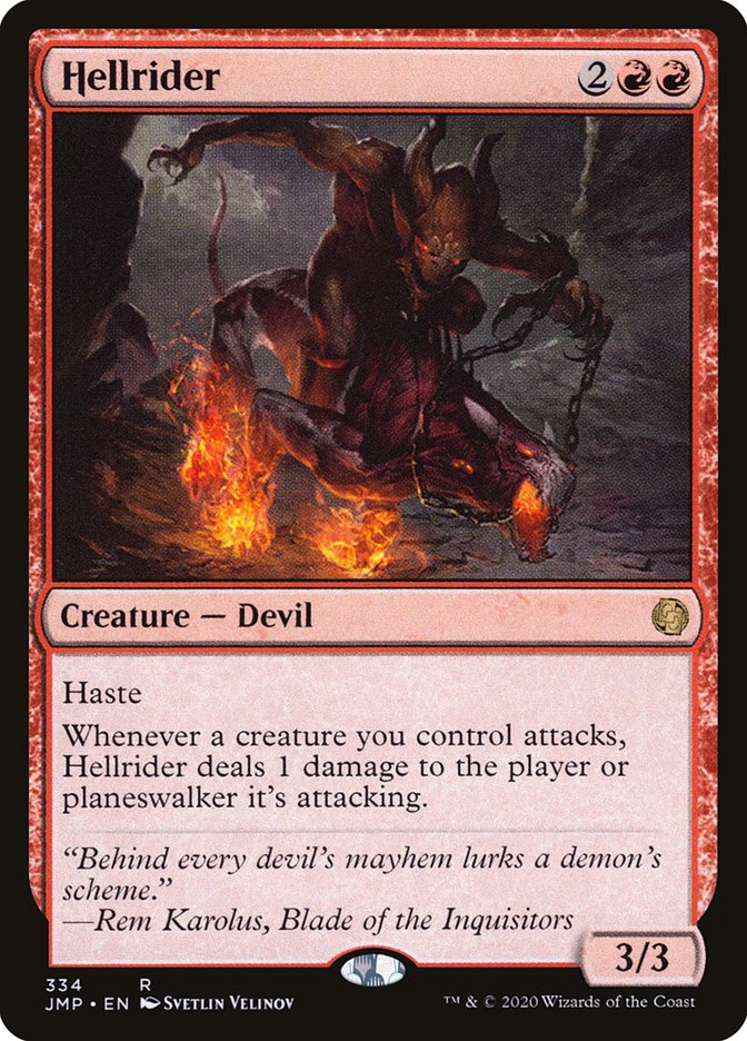 Hellrider [Jumpstart] Magic: The Gathering