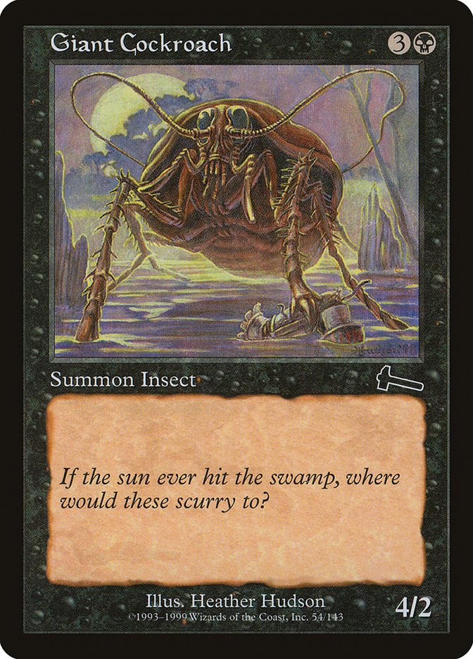 Giant Cockroach [Urza's Legacy] Magic: The Gathering