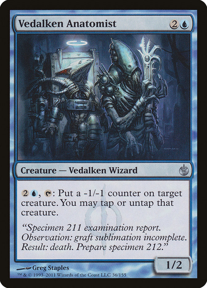 Vedalken Anatomist [Mirrodin Besieged] Magic: The Gathering