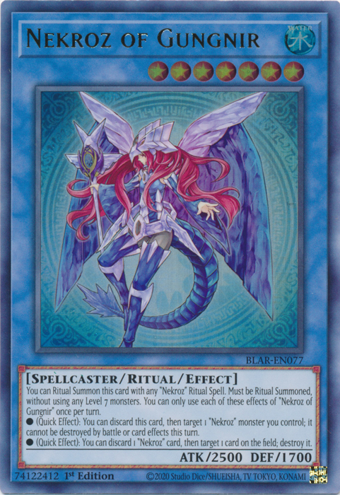 Nekroz of Gungnir [BLAR-EN077] Ultra Rare - Yugioh Cards For Your TCG Needs!