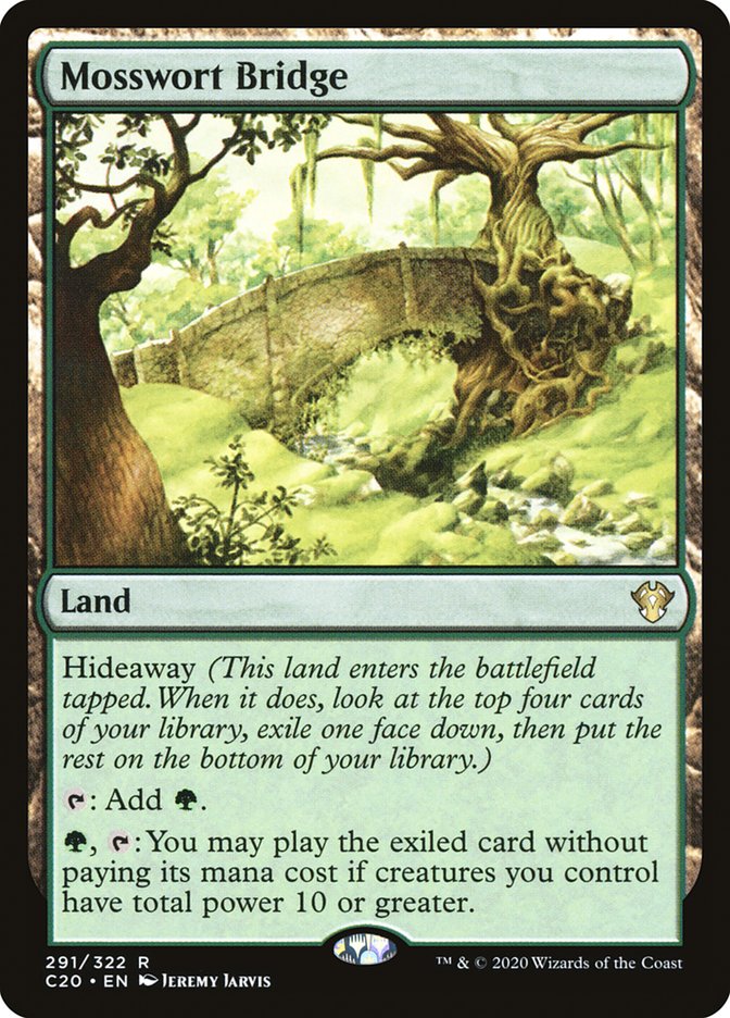 Mosswort Bridge [Commander 2020] Magic: The Gathering