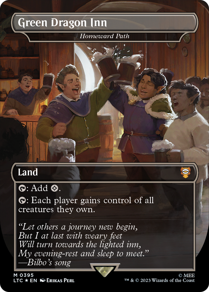 Green Dragon Inn - Homeward Path (Surge Foil Realms and Relics) [The Lord of the Rings: Tales of Middle-Earth Commander] Magic: The Gathering