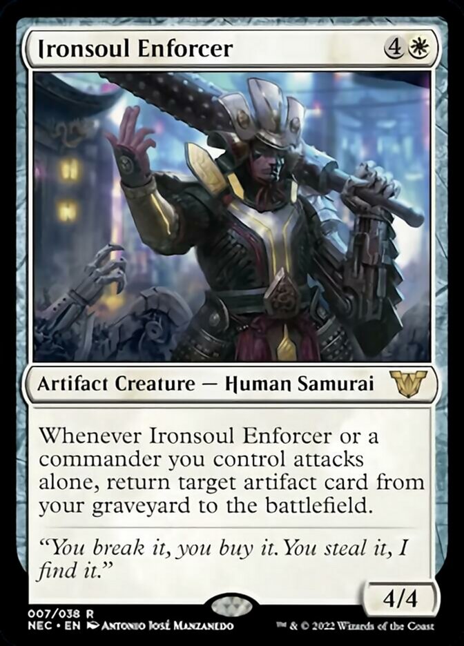 Ironsoul Enforcer [Kamigawa: Neon Dynasty Commander] Magic: The Gathering