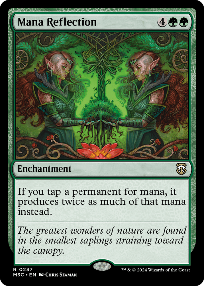 Mana Reflection (Ripple Foil) [Modern Horizons 3 Commander] Magic: The Gathering