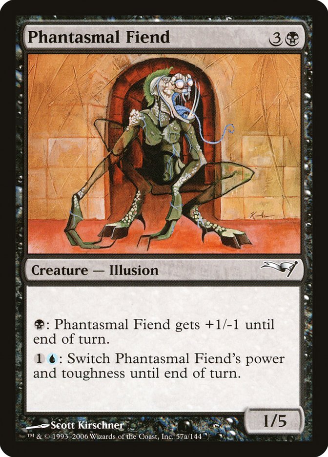 Phantasmal Fiend [Coldsnap Theme Decks] Magic: The Gathering