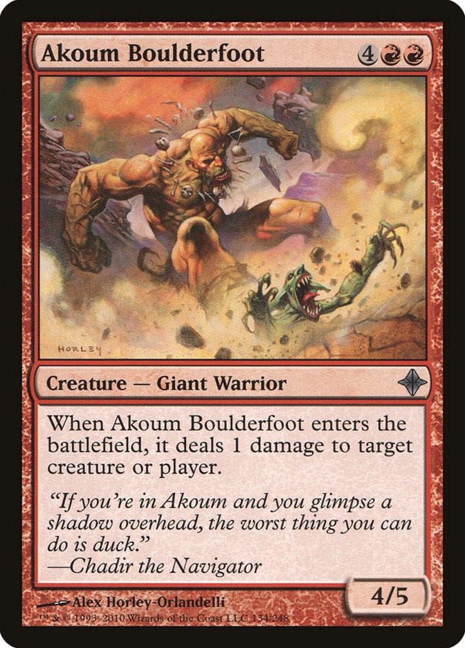 Akoum Boulderfoot [Rise of the Eldrazi] Magic: The Gathering