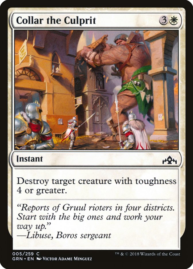 Collar the Culprit [Guilds of Ravnica] Magic: The Gathering
