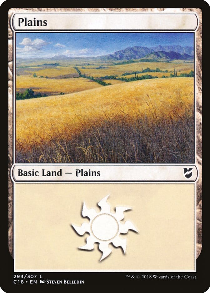 Plains (294) [Commander 2018] Magic: The Gathering