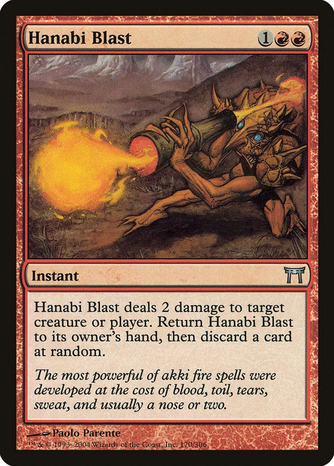 Hanabi Blast [Champions of Kamigawa] Magic: The Gathering