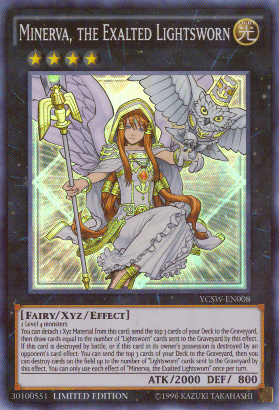 Minerva, the Exalted Lightsworn [YCSW-EN008] Super Rare Yu-Gi-Oh!