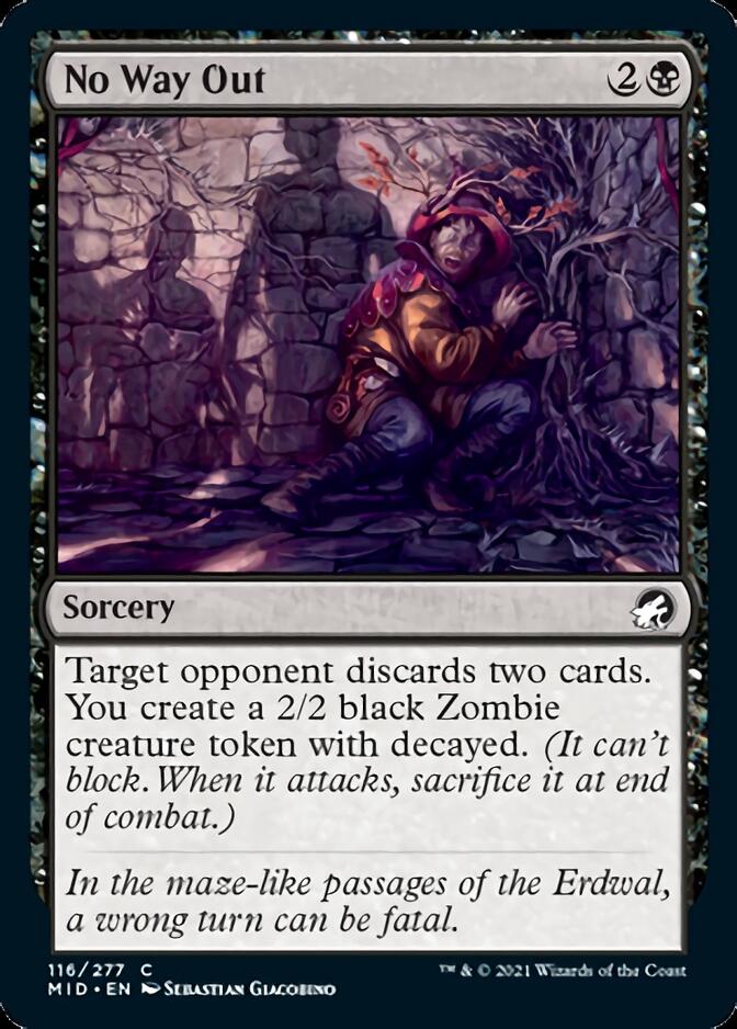 No Way Out [Innistrad: Midnight Hunt] Magic: The Gathering