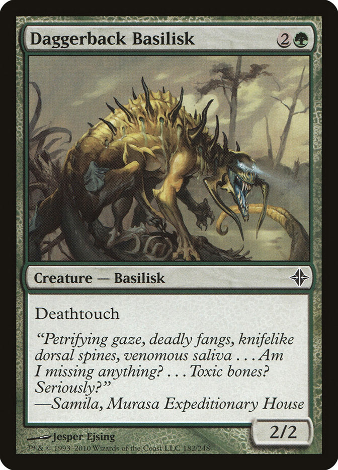Daggerback Basilisk [Rise of the Eldrazi] Magic: The Gathering