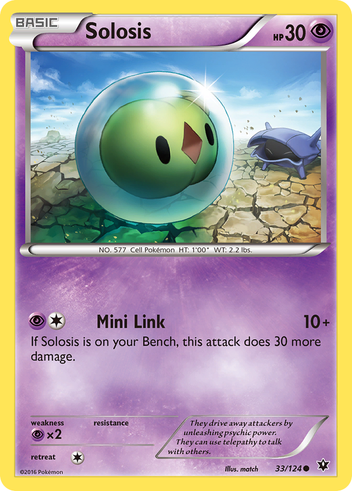 Solosis (33/124) [XY: Fates Collide] Pokémon