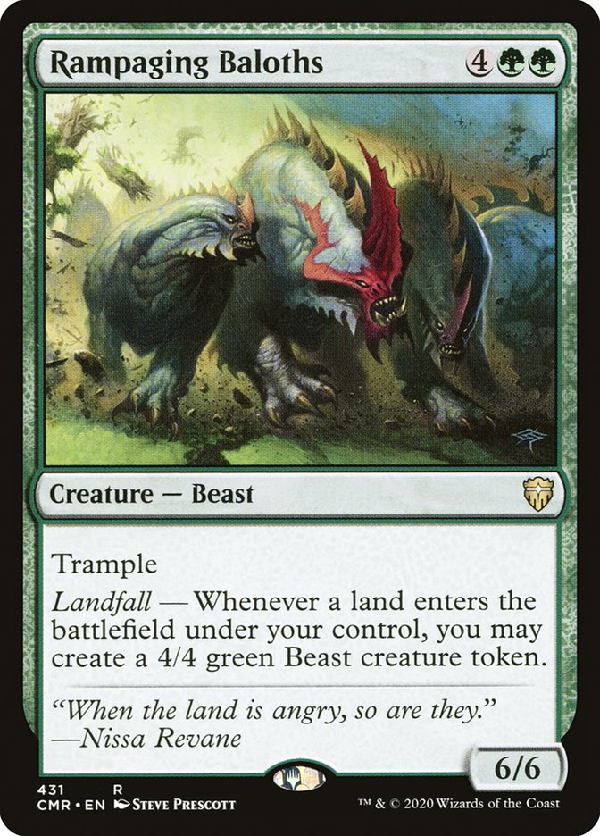 Rampaging Baloths [Commander Legends] Magic: The Gathering