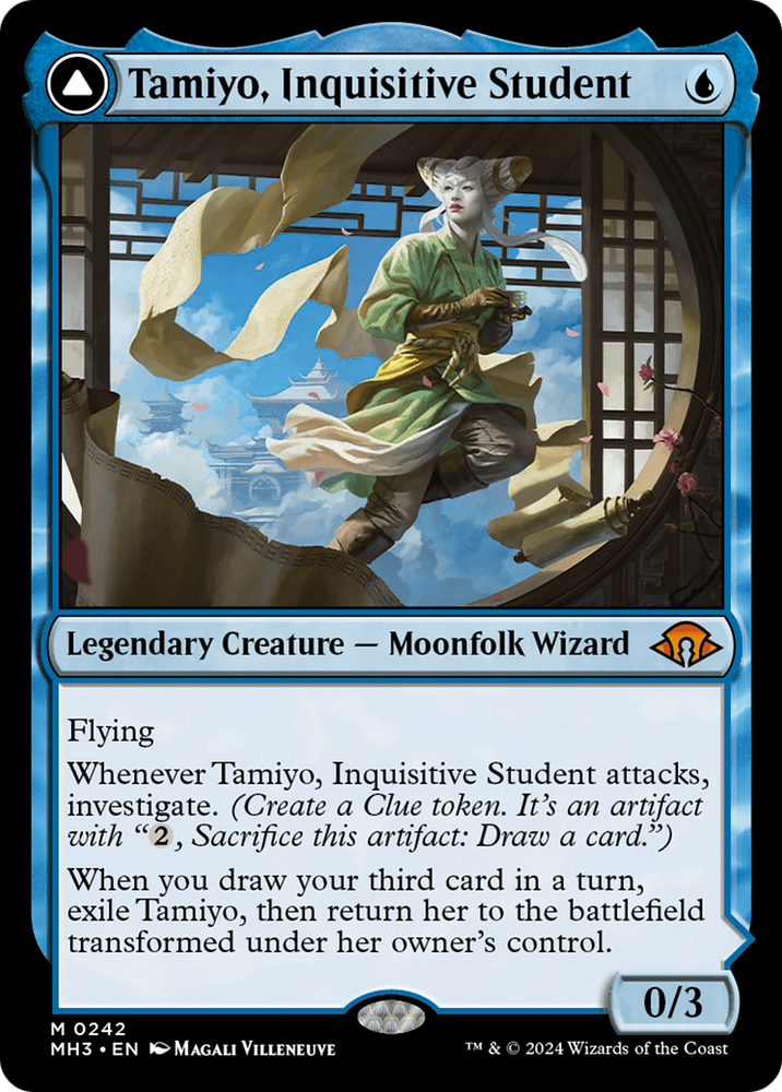 Tamiyo, Inquisitive Student // Tamiyo, Seasoned Scholar [Modern Horizons 3] Magic: The Gathering