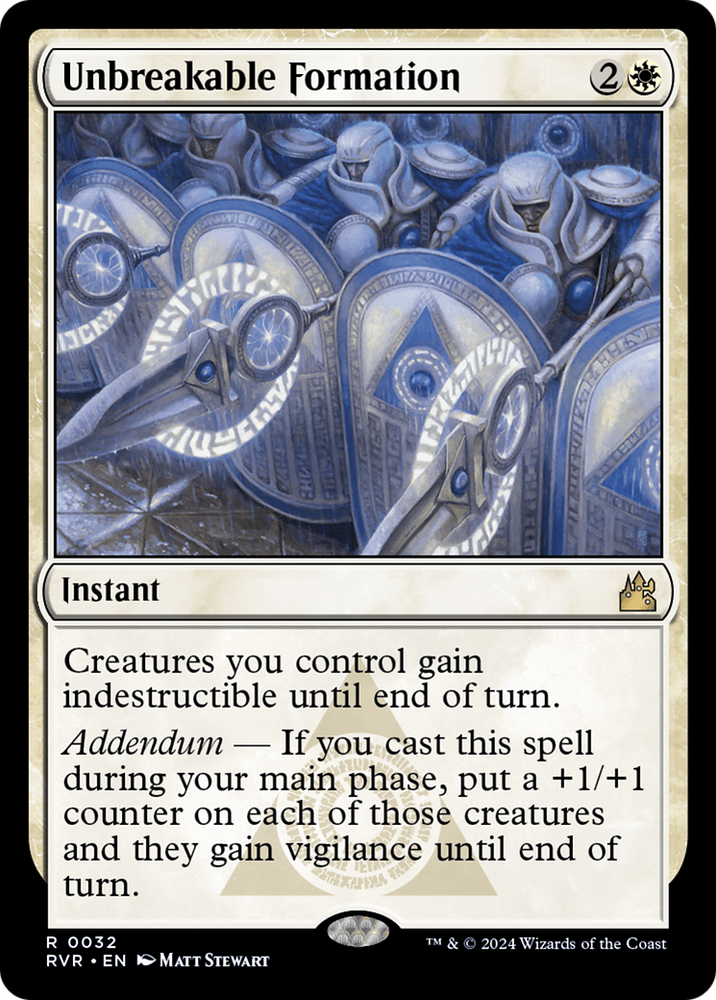Unbreakable Formation [Ravnica Remastered] Magic: The Gathering