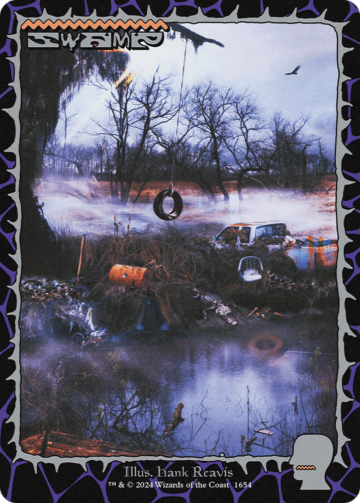 Swamp (1654) (Rainbow Foil) [Secret Lair Drop Series] Magic: The Gathering