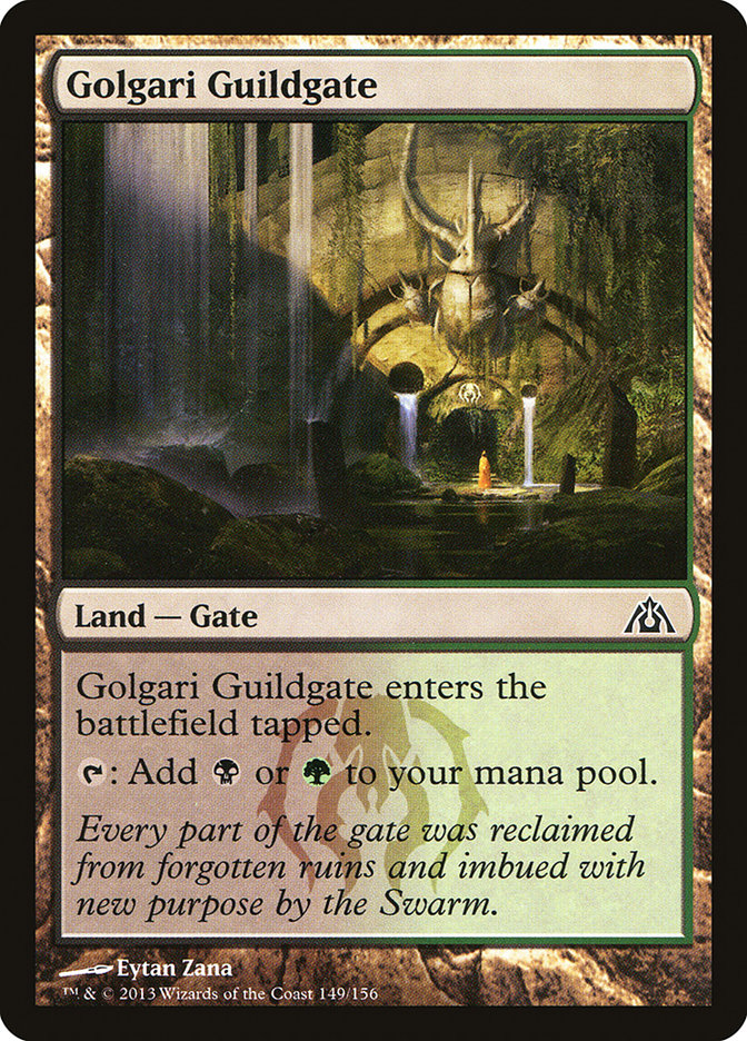 Golgari Guildgate [Dragon's Maze] Magic: The Gathering