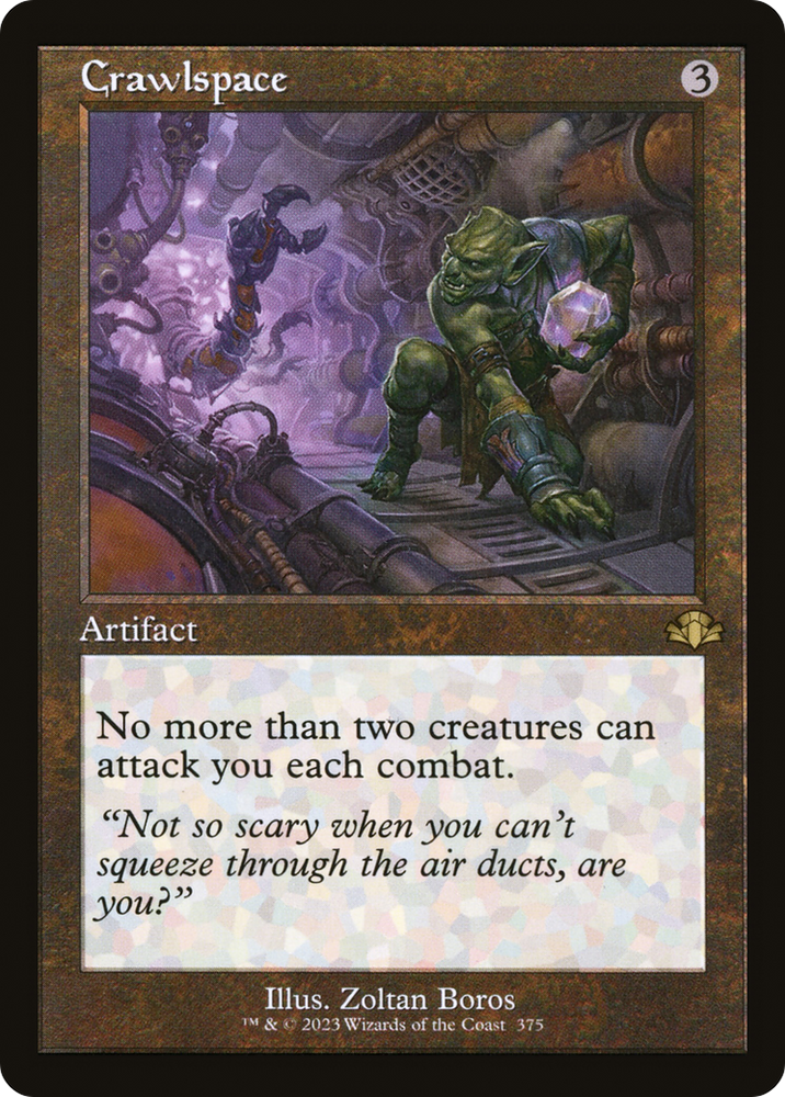 Crawlspace (Retro) [Dominaria Remastered] Magic: The Gathering