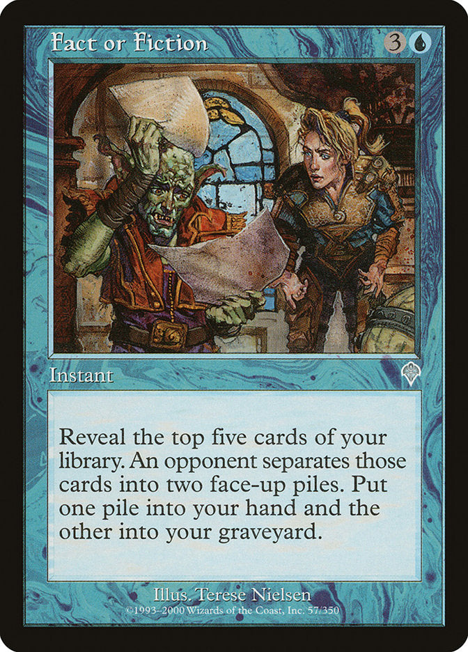 Fact or Fiction [Invasion] Magic: The Gathering