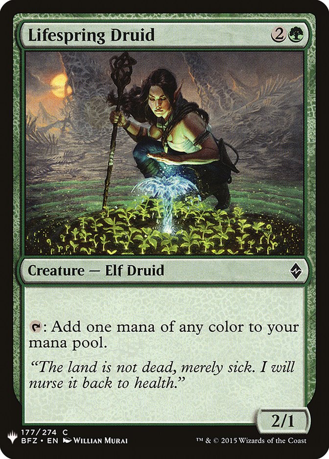 Lifespring Druid [Mystery Booster] Magic: The Gathering