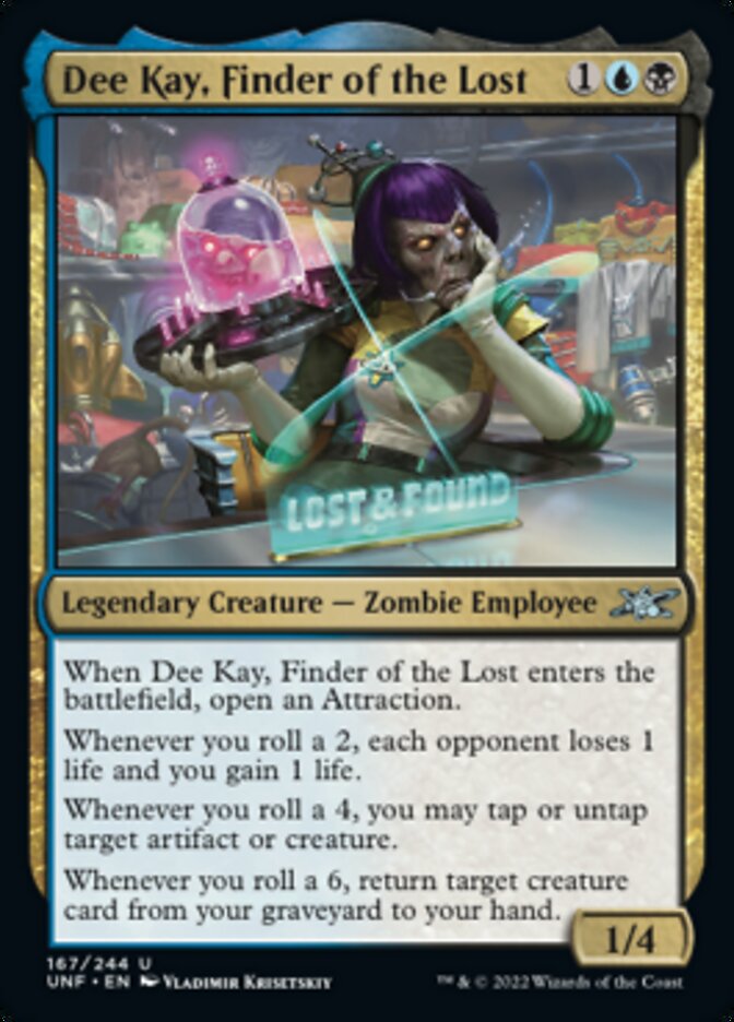Dee Kay, Finder of the Lost [Unfinity] Magic: The Gathering
