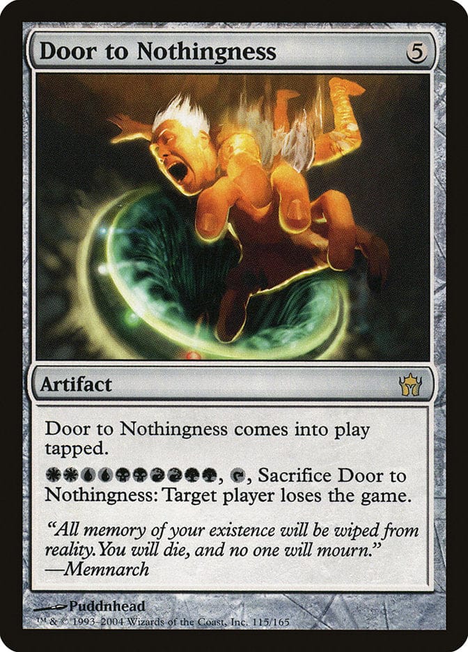Door to Nothingness [Fifth Dawn] Magic: The Gathering
