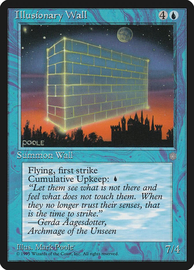 Illusionary Wall [Ice Age] Magic: The Gathering