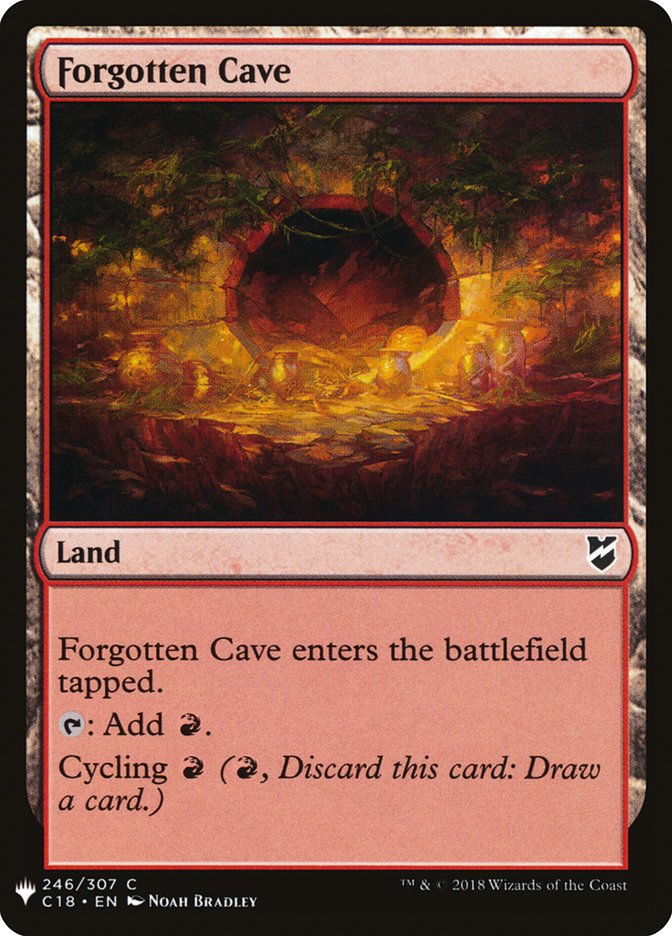 Forgotten Cave [Mystery Booster] Magic: The Gathering