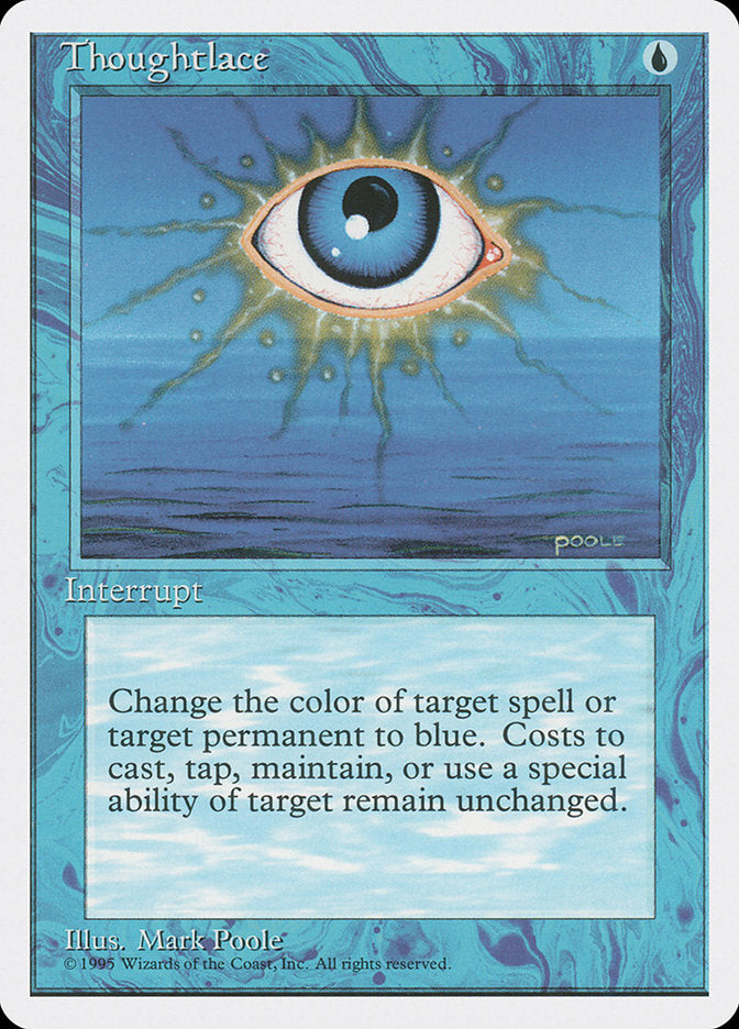 Thoughtlace [Fourth Edition] Magic: The Gathering