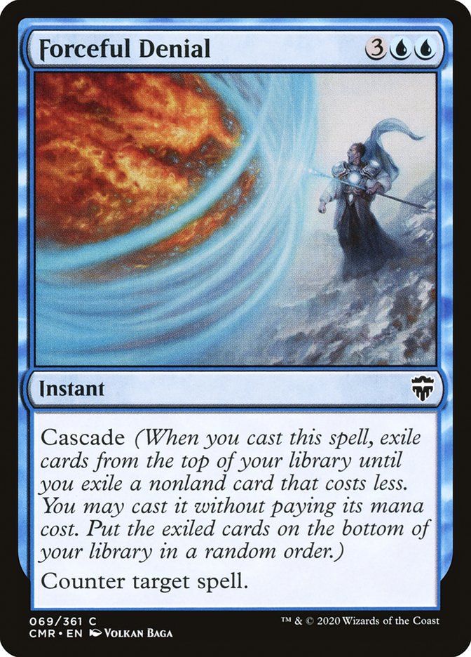 Forceful Denial [Commander Legends] Magic: The Gathering