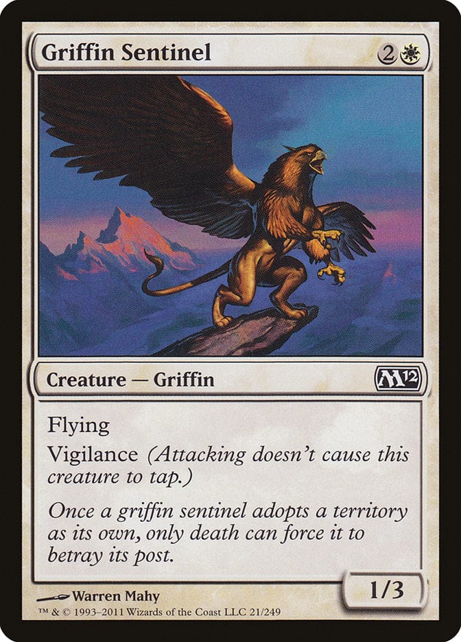 Griffin Sentinel [Magic 2012] Magic: The Gathering