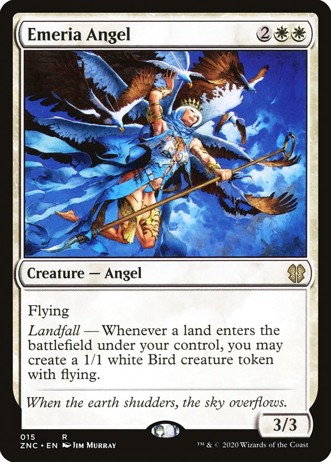 Emeria Angel [Zendikar Rising Commander] Magic: The Gathering