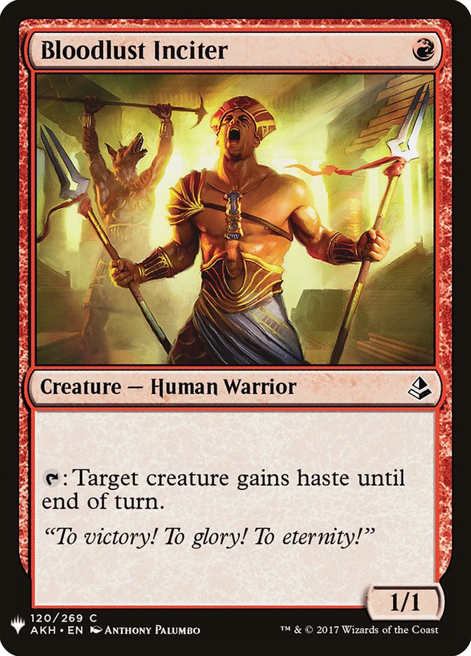 Bloodlust Inciter [Mystery Booster] Magic: The Gathering
