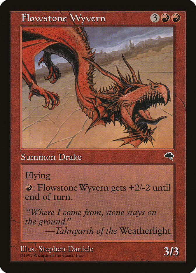 Flowstone Wyvern [Tempest] Magic: The Gathering