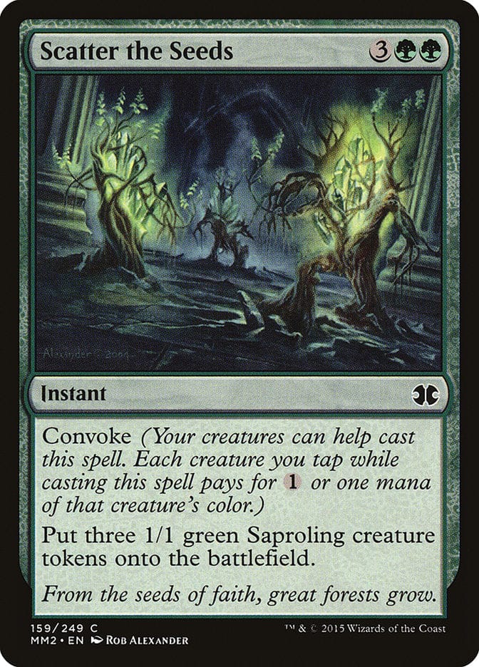 Scatter the Seeds [Modern Masters 2015] Magic: The Gathering