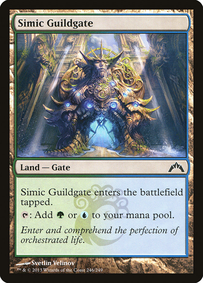 Simic Guildgate [Gatecrash] Magic: The Gathering