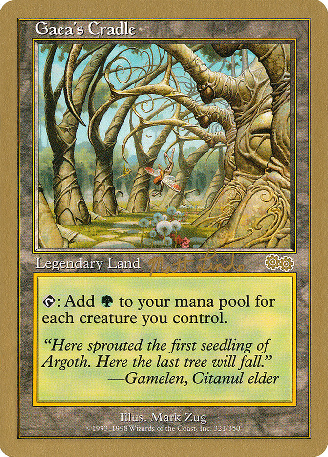 Gaea's Cradle (Matt Linde) [World Championship Decks 1999] Magic: The Gathering