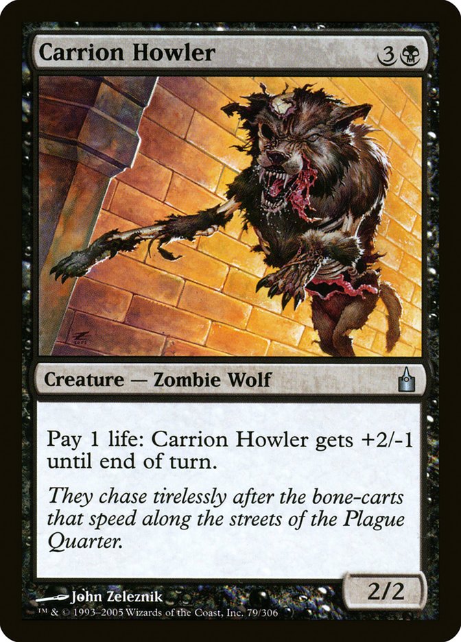 Carrion Howler [Ravnica: City of Guilds] Magic: The Gathering