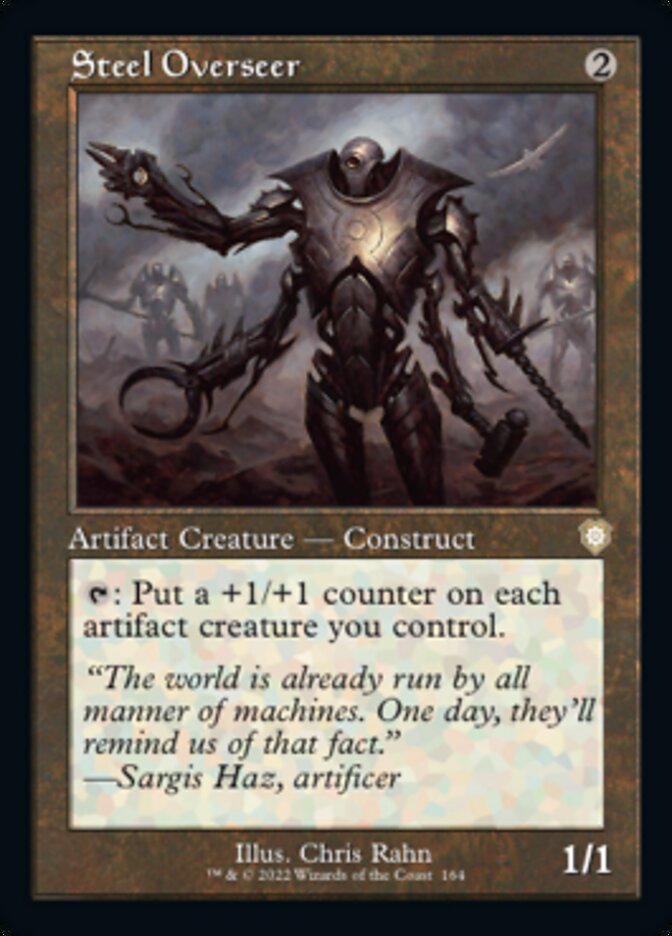 Steel Overseer (Retro) [The Brothers' War Commander] Magic: The Gathering